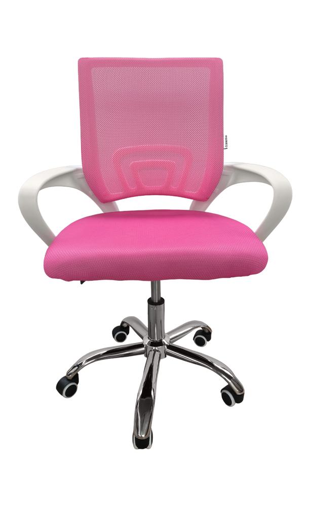 Кресло офисное Bonro 619 Бело-розовый (42400019) - фото 5
