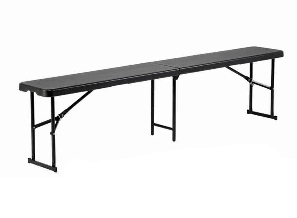 Скамейка садовая складная Черный (366443)