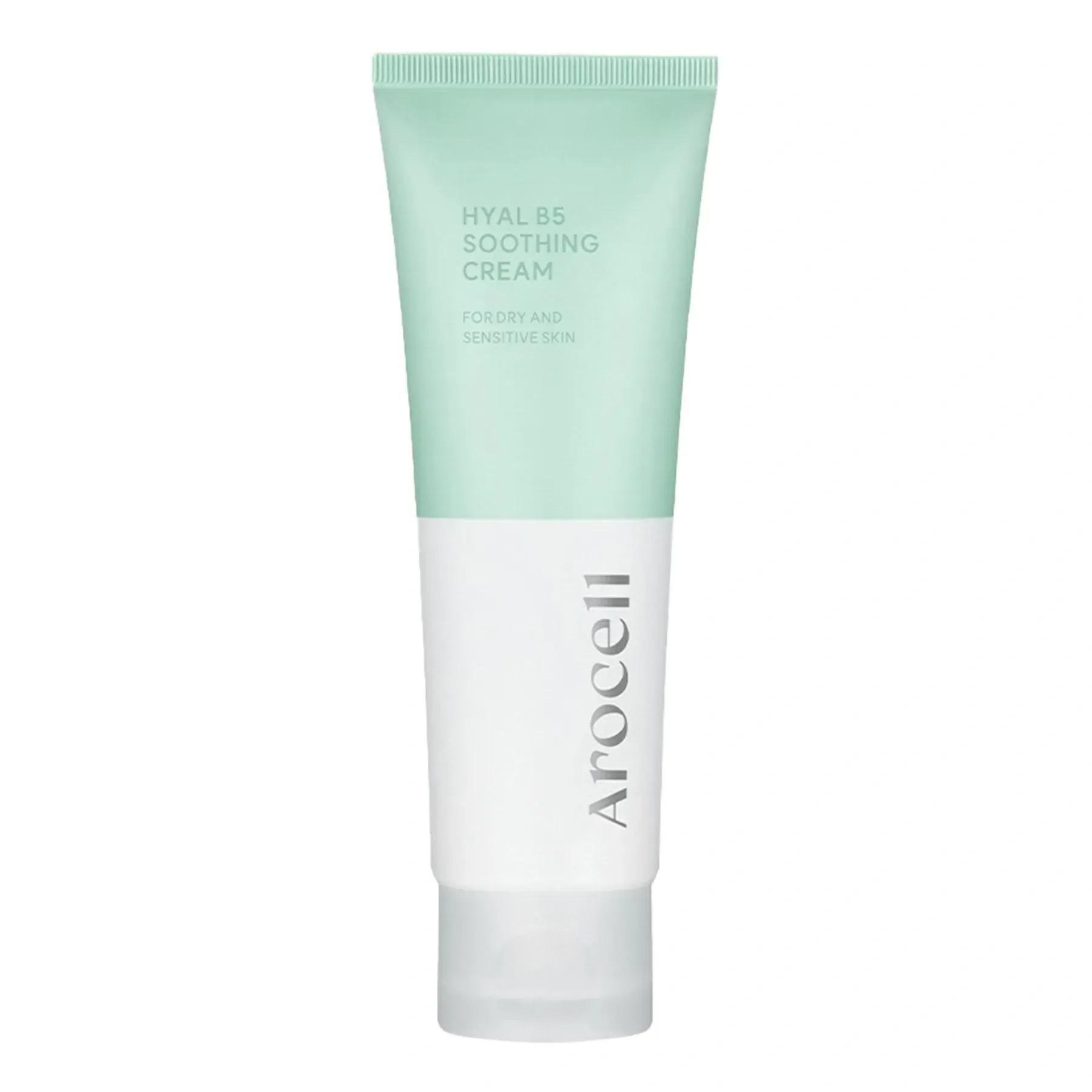 Крем успокаивающий из 5% пантенола для чувствительной кожи AROCELL Hyal B5 Soothing Cream 80 мл (28843890)