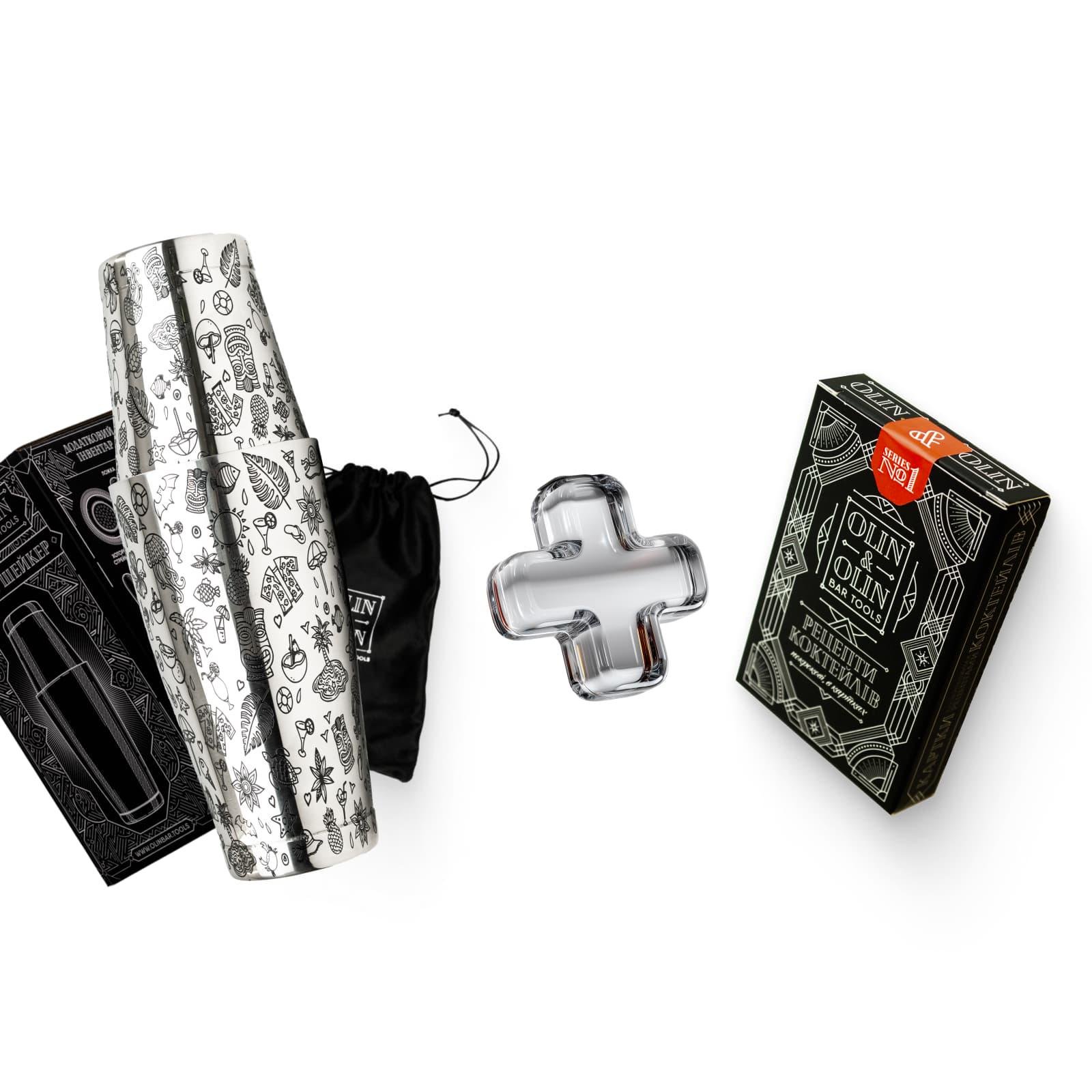 Подарочный барный набор Olin&Olin бостон шейкер Тики для приготовления коктейлей и комплект карточек №1 с рецептами (6732-KI-Sh-t-St-1) - фото 6 Подарочный барный набор Olin&Olin бостон шейкер Тики для приготовления коктейлей и комплект карточек №1 с рецептами (6732-KI-Sh-t-St-1) - фото 6
