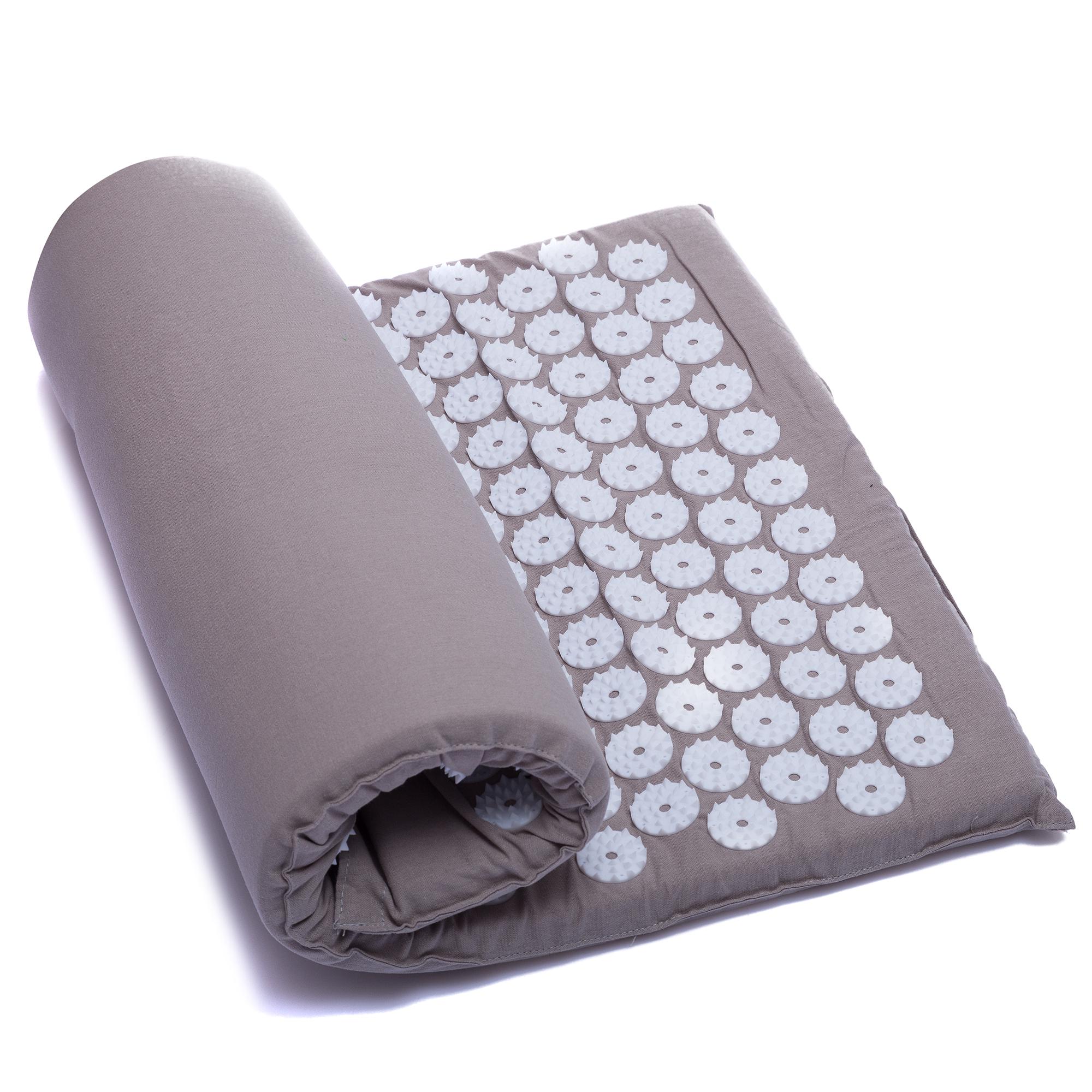 Коврик массажный аппликатор Кузнецова Acupressure mat Zelart SP-Sport FI-1709 65x40 см Бежевый (DR005019)