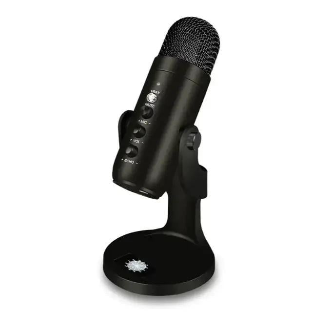 Микрофон студийный USB MU900 Plug&Play для стриминга и записи Black Микрофон студийный USB MU900 Plug&Play для стриминга и записи Black