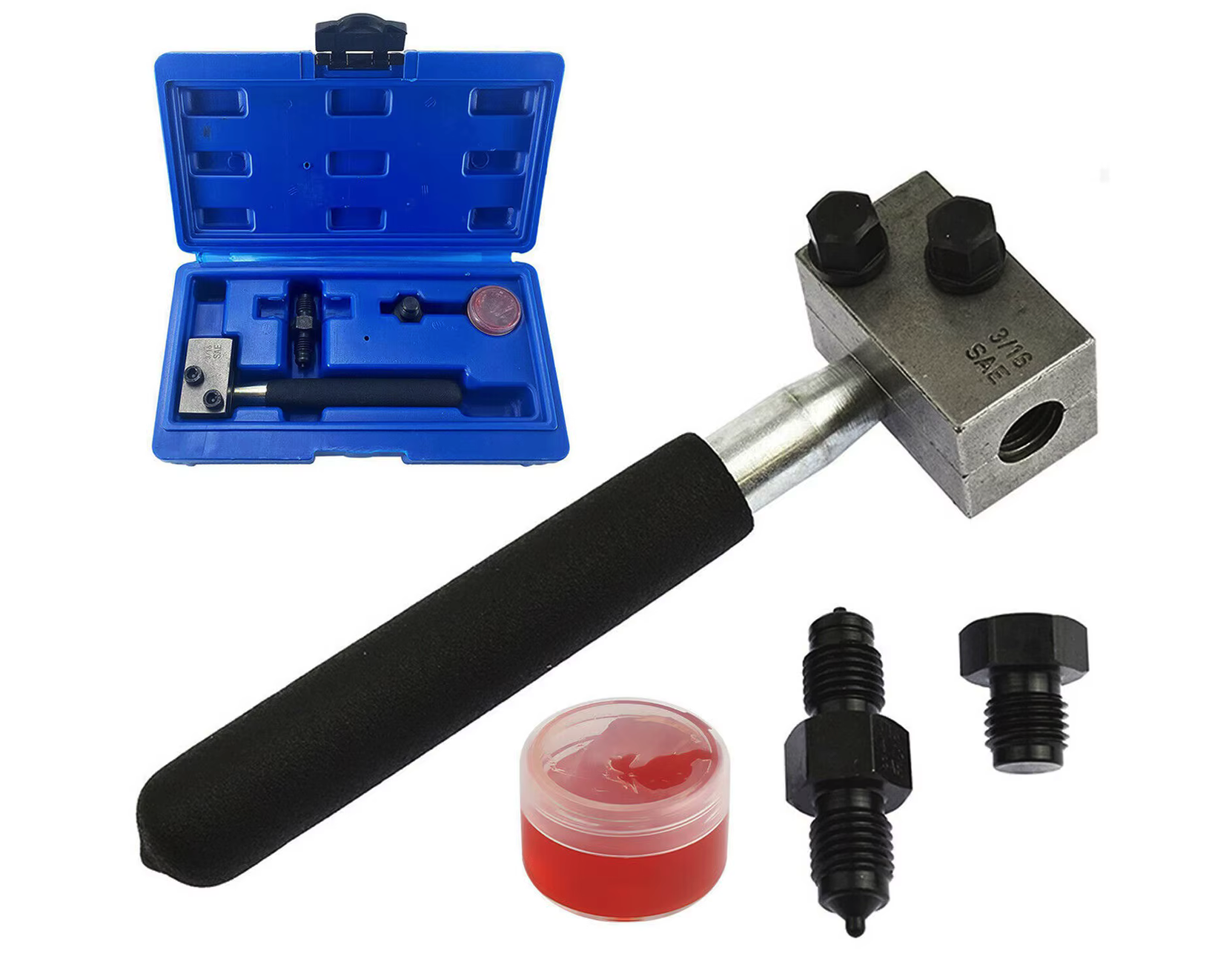 Набір інструментів для розвальцювання гальмівної магістралі 4,75 мм REWOLT (T4135)