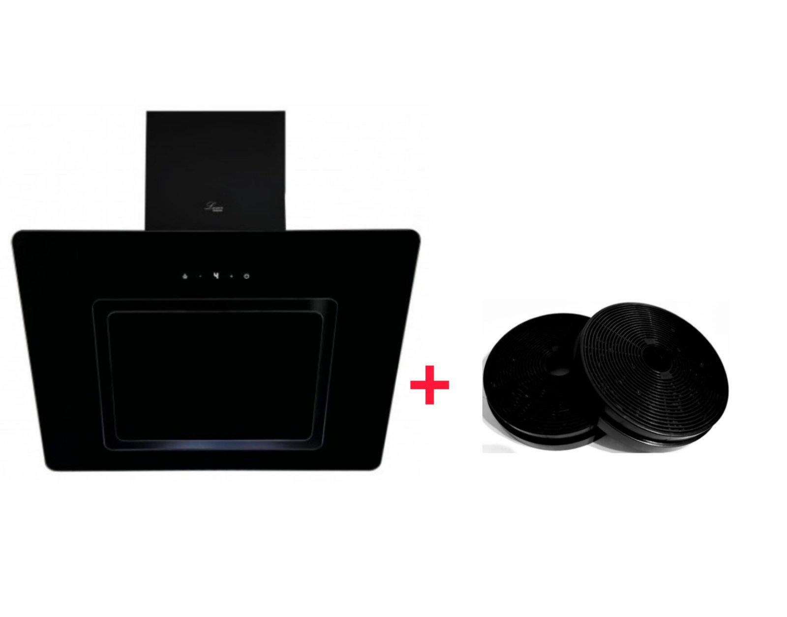 Витяжка Luxor Laura 1450 Ultra LED BK 4 швидкості з фільтрами двигуна 2 шт. (25400425) - фото 2