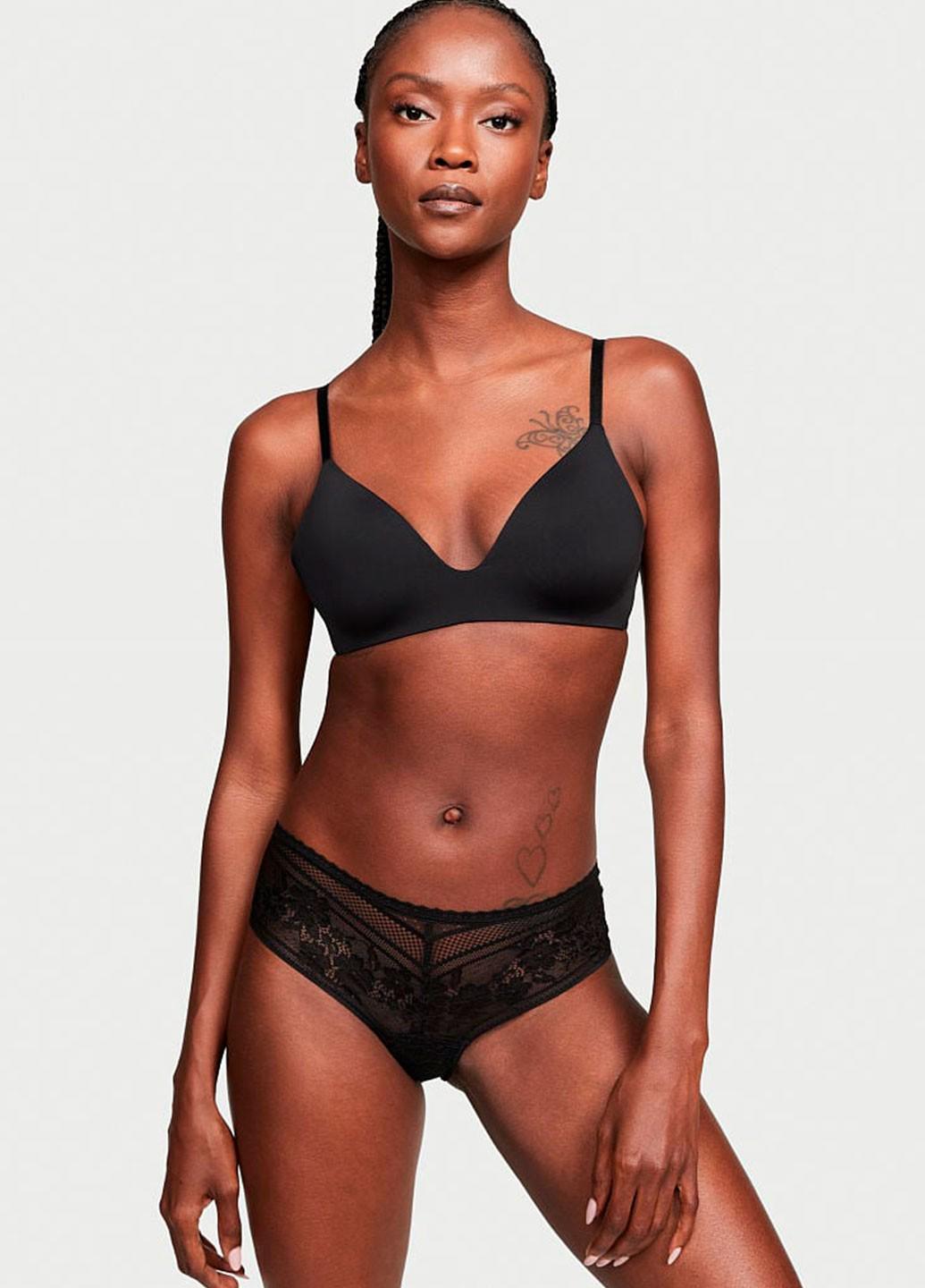 Женские трусы Victoria's Secret 000161863QB4M M Черный (63678169)