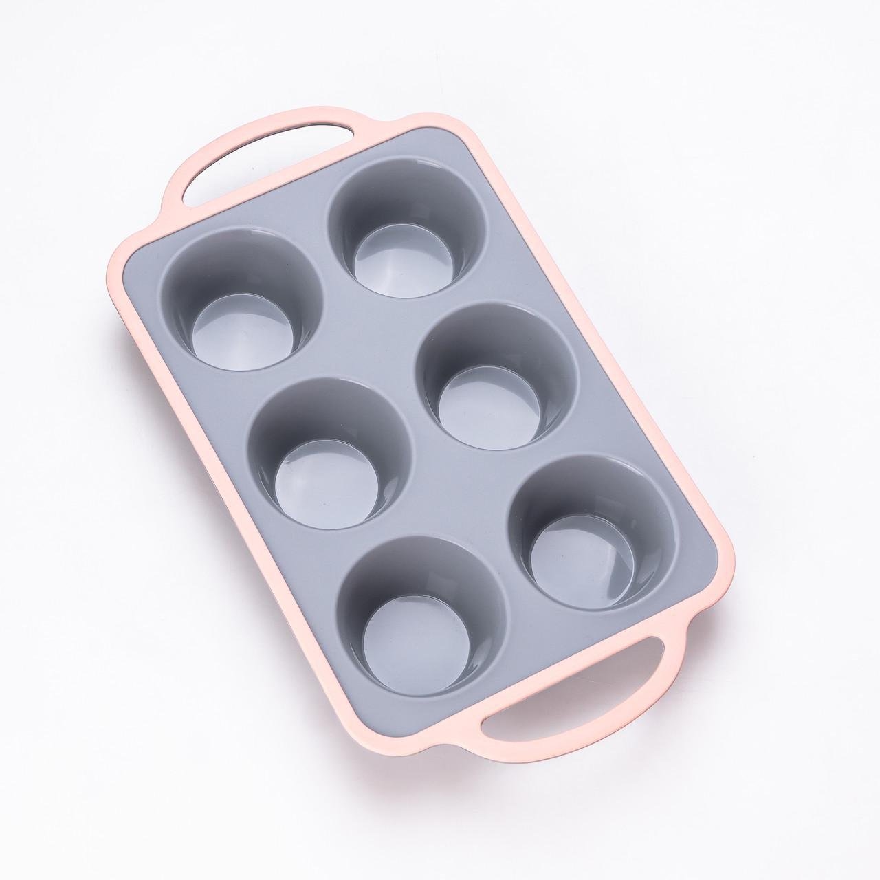 Кондитерський набір для випічки з антипригарним покриттям силіконові форми та аксесуари 11 пр. Сірий з рожевим (2183953905) - фото 9 Кондитерський набір для випічки з антипригарним покриттям силіконові форми та аксесуари 11 пр. Сірий з рожевим (2183953905) - фото 9