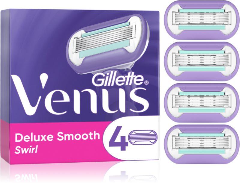 Картриджі змінні для гоління жіночі Venus Swirl & Platinum Deluxe Smooth 4 шт. (7706626)
