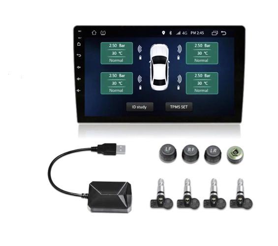 Система контроля давления и температуры в шинах TPMS с внешними датчиками для магнитол на Android (921178026) - фото 5
