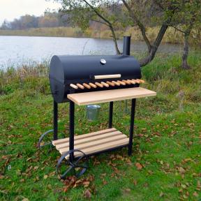 Мангал-гриль Троян с шампурами 40 см Черный (282) - фото 4 Мангал-гриль Троян с шампурами 40 см Черный (282) - фото 4