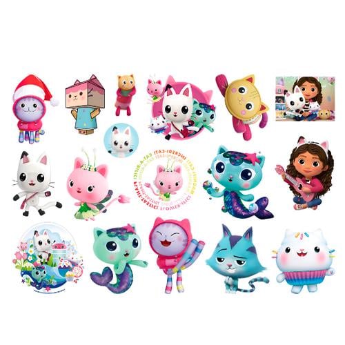 Детские татуировки Gabby's Dollhouse Tattoo Set (3793-1)