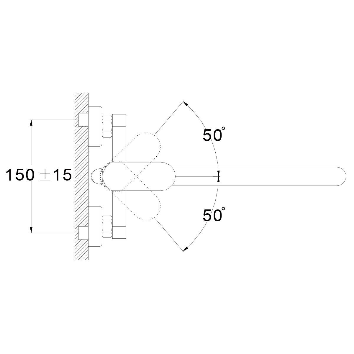 Смеситель для ванной TROYA LAB7-A136 однорычажный - фото 3 Смеситель для ванной TROYA LAB7-A136 однорычажный - фото 3