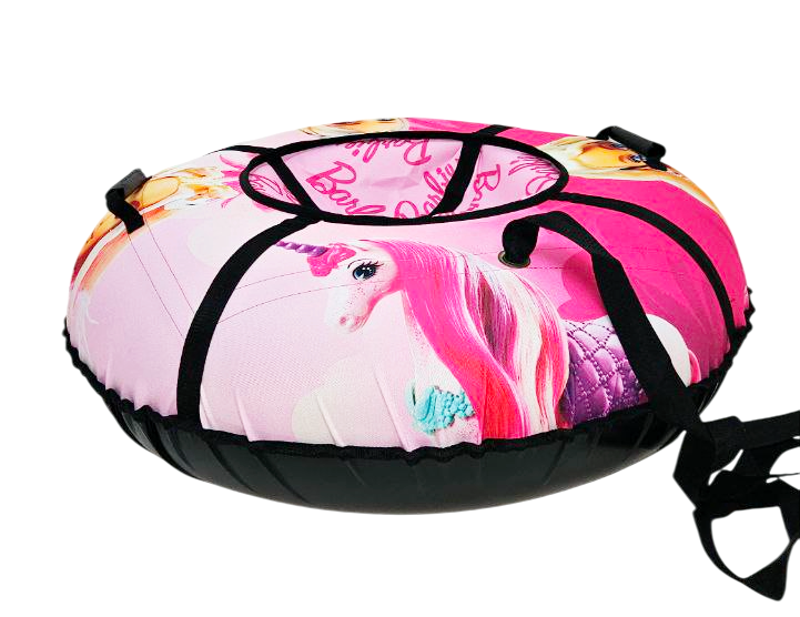 Тюбінг надувний TAKE&RIDE Barbie Барбі з камерою для дітей та дорослих 100 см - фото 2