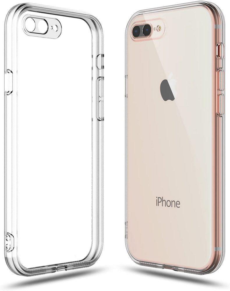 Прозрачный Чехол UltraTPU MultiCam iPhone 7 Plus / 8 Plus (ультратонкий силиконовый) (29294)