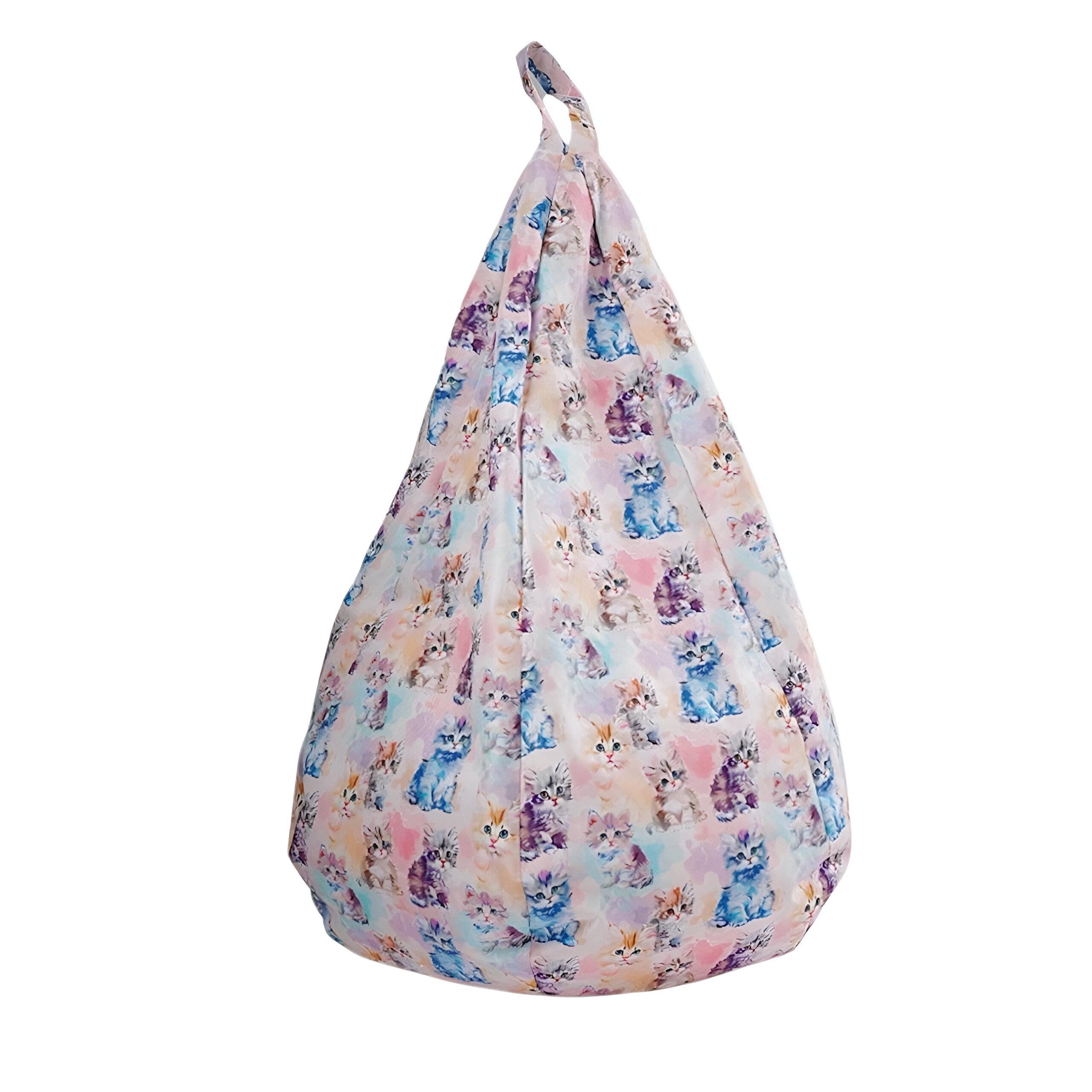 Кресло-мешок груша котики/съемный водонепроницаемый чехол 88 см (Д34578) - фото 2 Кресло-мешок груша котики/съемный водонепроницаемый чехол 88 см (Д34578) - фото 2