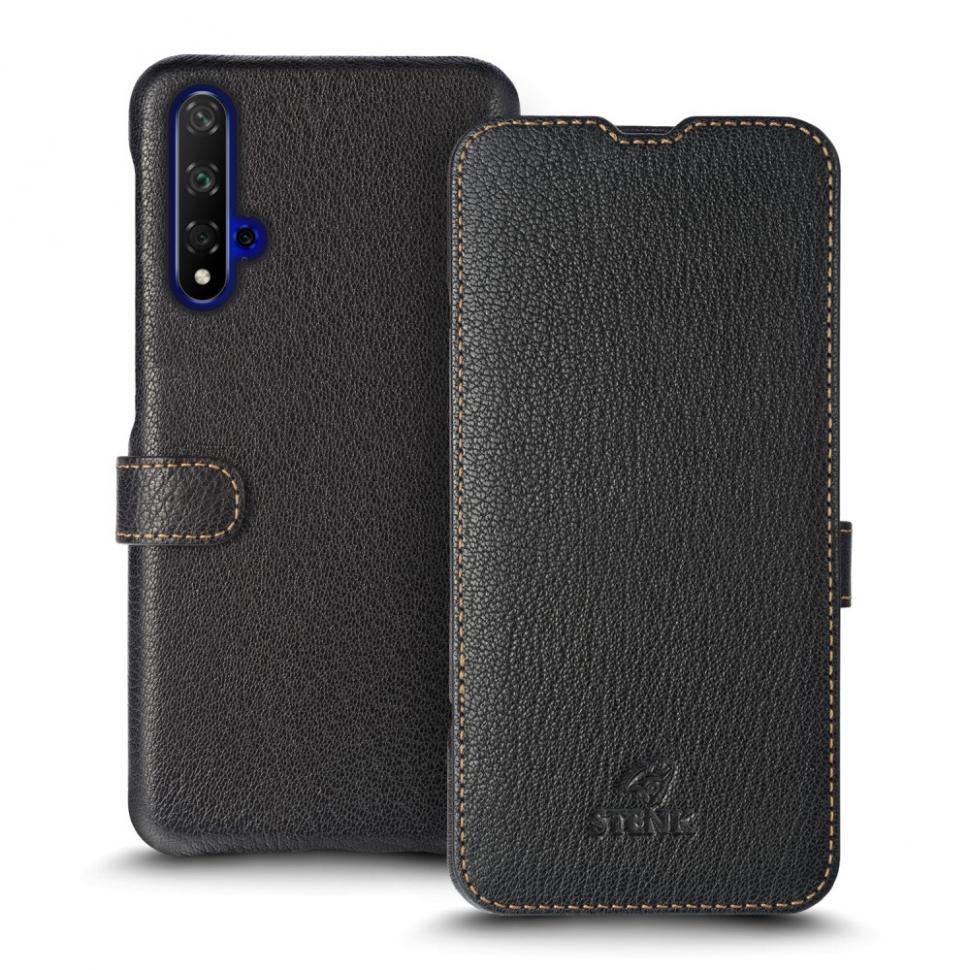 Чехол книжка Stenk Premium для Huawei Honor 20 Черный (68480)