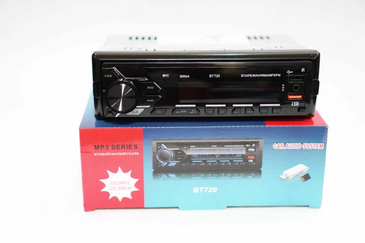 Автомагнитола BT720 2xUSB Bluetooth RGB SD/AUX/FM 4x50W - фото 7