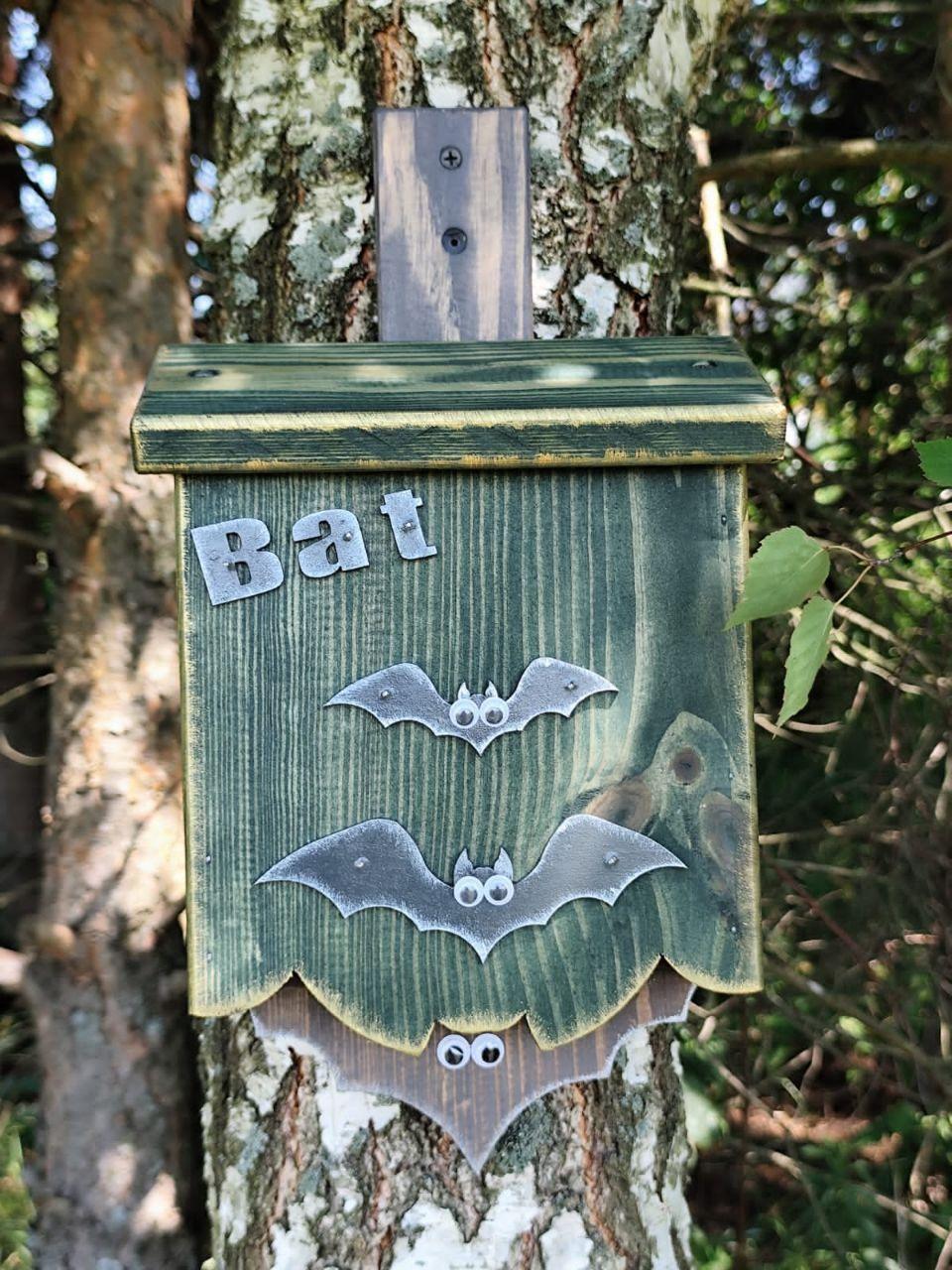 Дом для летучих мышей Сибелла подвесной 30х20х6,5 см Темно-Зеленый - фото 4 Дом для летучих мышей Сибелла подвесной 30х20х6,5 см Темно-Зеленый - фото 4