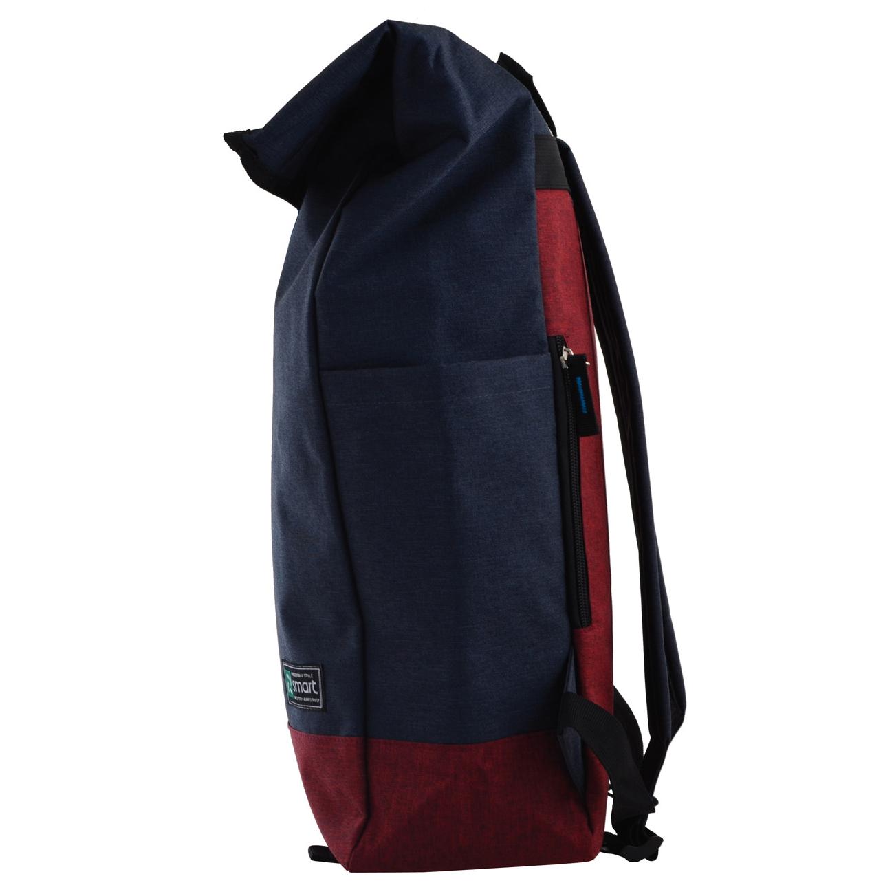 Рюкзак ортопедичний Smart Roll-top T-71 Adventure 40х12х29 см (557578) - фото 4 Рюкзак ортопедичний Smart Roll-top T-71 Adventure 40х12х29 см (557578) - фото 4