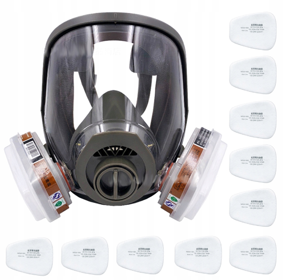 Протизахисна маска на все обличчя Respirator 6800 - фото 2