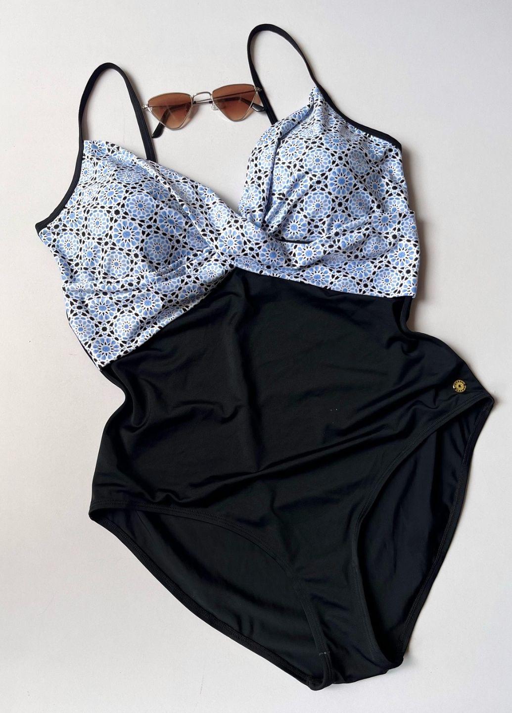 Купальник цельный Tchibo 50 с корректирующим эффектом L Черный (13544) - фото 10