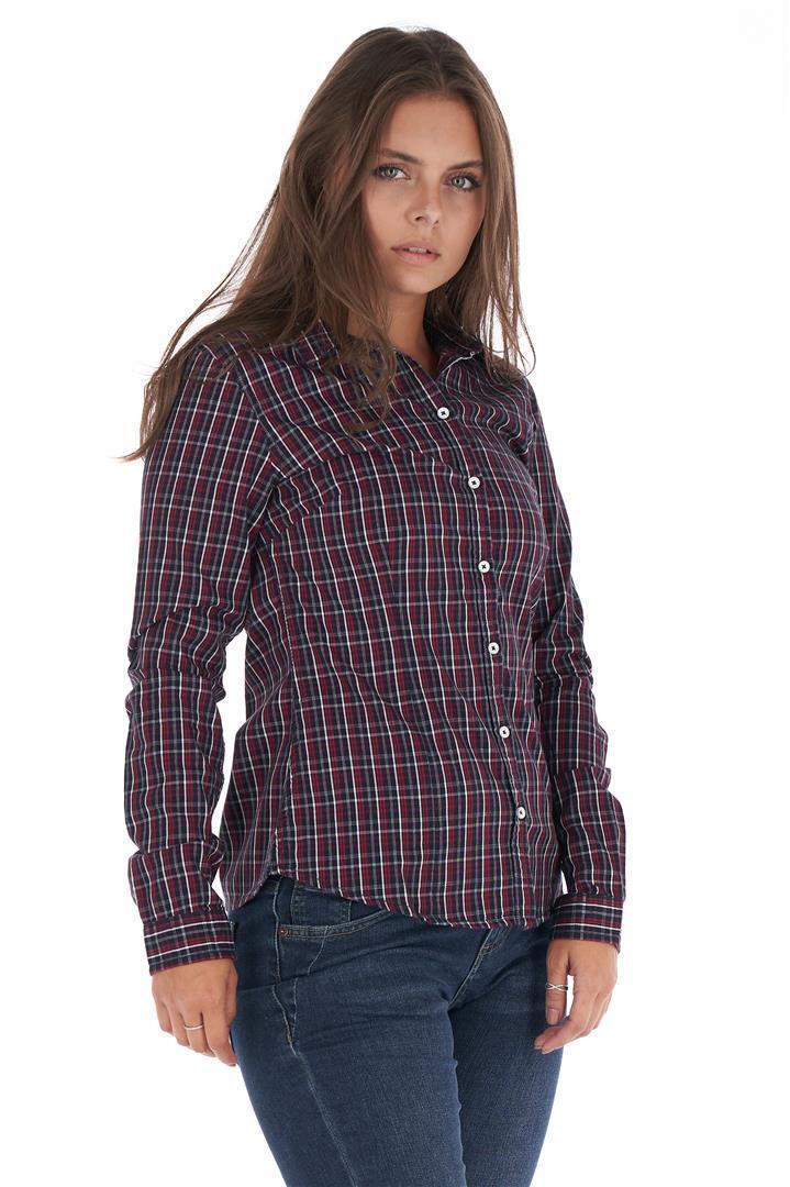 Рубашка женская Kvl 20202038 XL Синий Рубашка женская Kvl 20202038 XL Синий