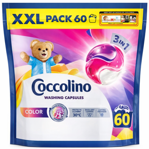 Капсулы для стирки Coccolino Color 3in1 XXL Pack 60 шт.