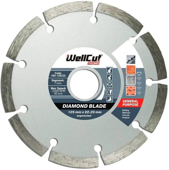 Алмазний диск WellCut Promo 125х22,23 мм (21728)