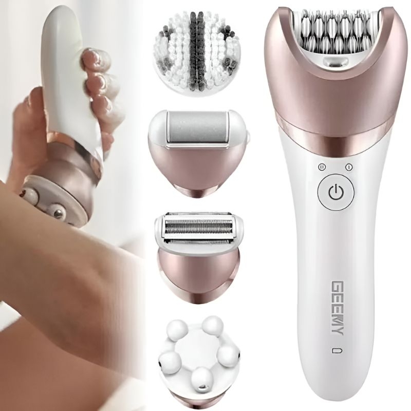 Эпилятор GEEMY GM-7003 5в1 беспроводной аккумуляторный (tf7414) - фото 3 Эпилятор GEEMY GM-7003 5в1 беспроводной аккумуляторный (tf7414) - фото 3