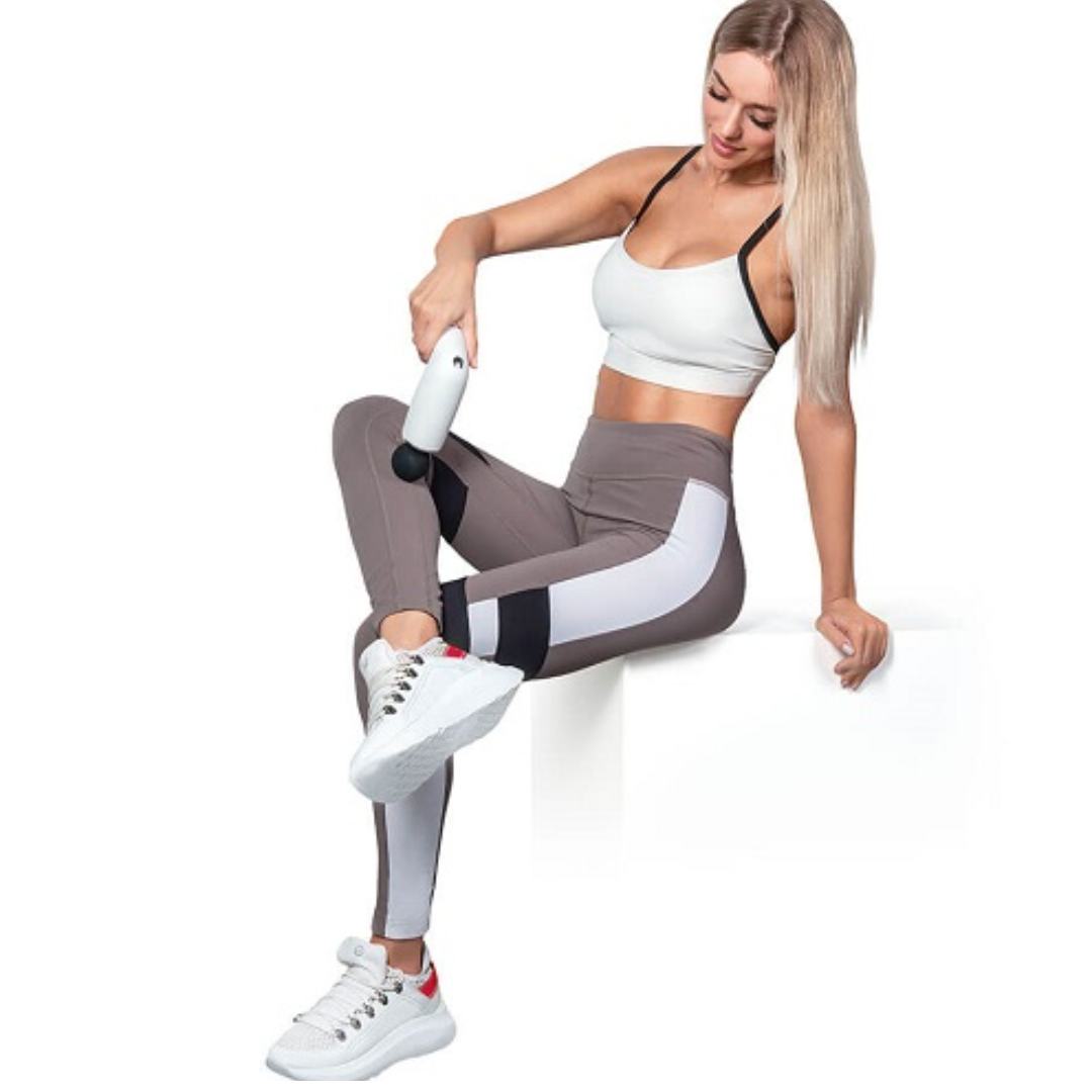 Массажер для тела и мышц перкуссионный MDHL MINI-8119 ручной Белый - фото 4 Массажер для тела и мышц перкуссионный MDHL MINI-8119 ручной Белый - фото 4