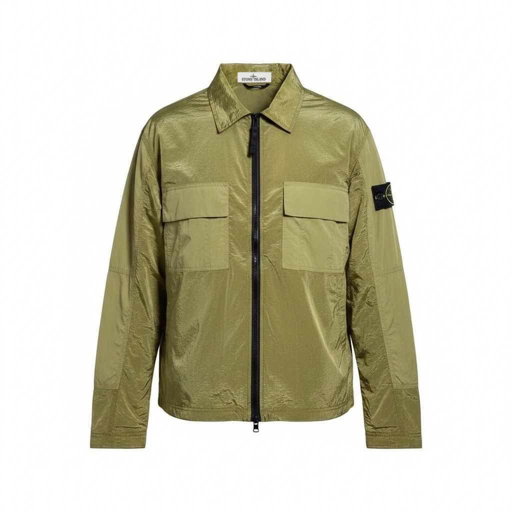 Рубашка мужская в стиле Stone Island Ripstop Jacket XL Оливковый (SI11006.3XL) Рубашка мужская в стиле Stone Island Ripstop Jacket XL Оливковый (SI11006.3XL)