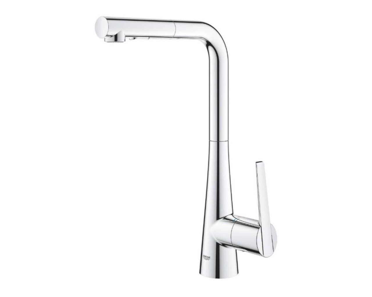 Смеситель для кухни с выдвижным изливом Grohe zedra 32553002