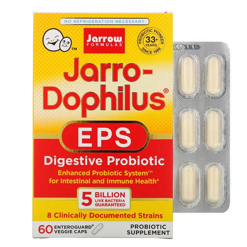 Пробиотики Jarrow Formulas Jarro-Dophilus EPS 60 растительных капс.