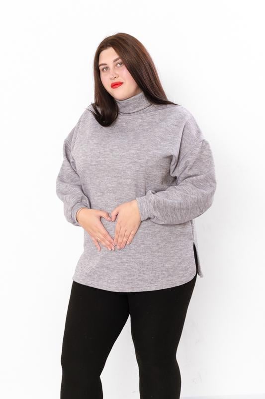 Туніка жіноча для вагітних Носи своє р. 42-46 Сірий (43437-v1)