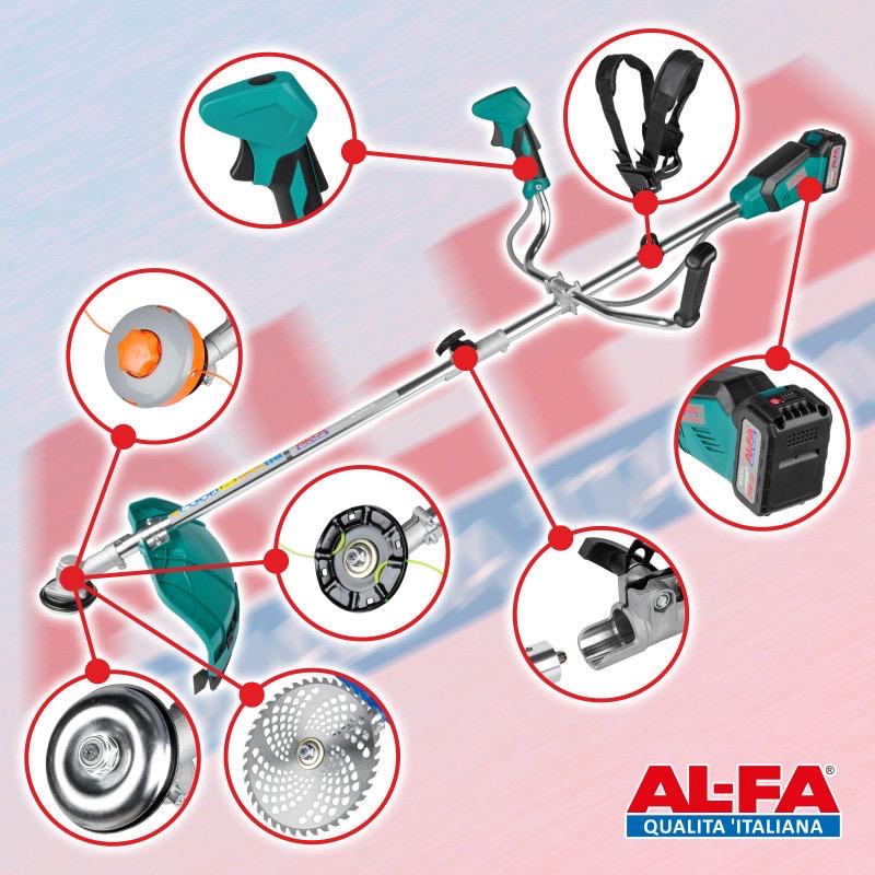 Тример акумуляторний AL-FA ALCGTBH-21V на 1 акумулятор (10995) - фото 13 Тример акумуляторний AL-FA ALCGTBH-21V на 1 акумулятор (10995) - фото 13