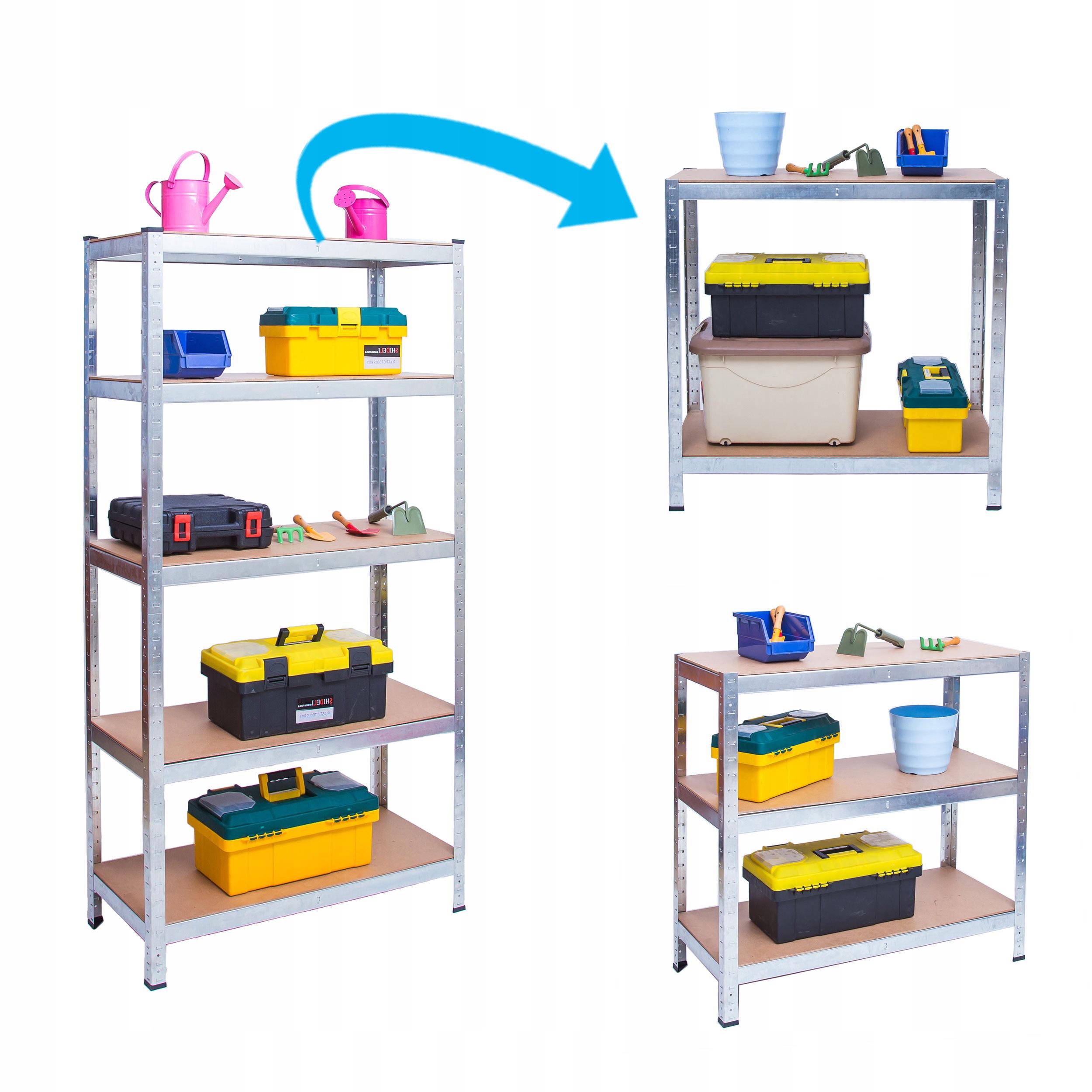 Стелаж металевий Homart G274 180х90х40 см (9910) - фото 5 Стелаж металевий Homart G274 180х90х40 см (9910) - фото 5