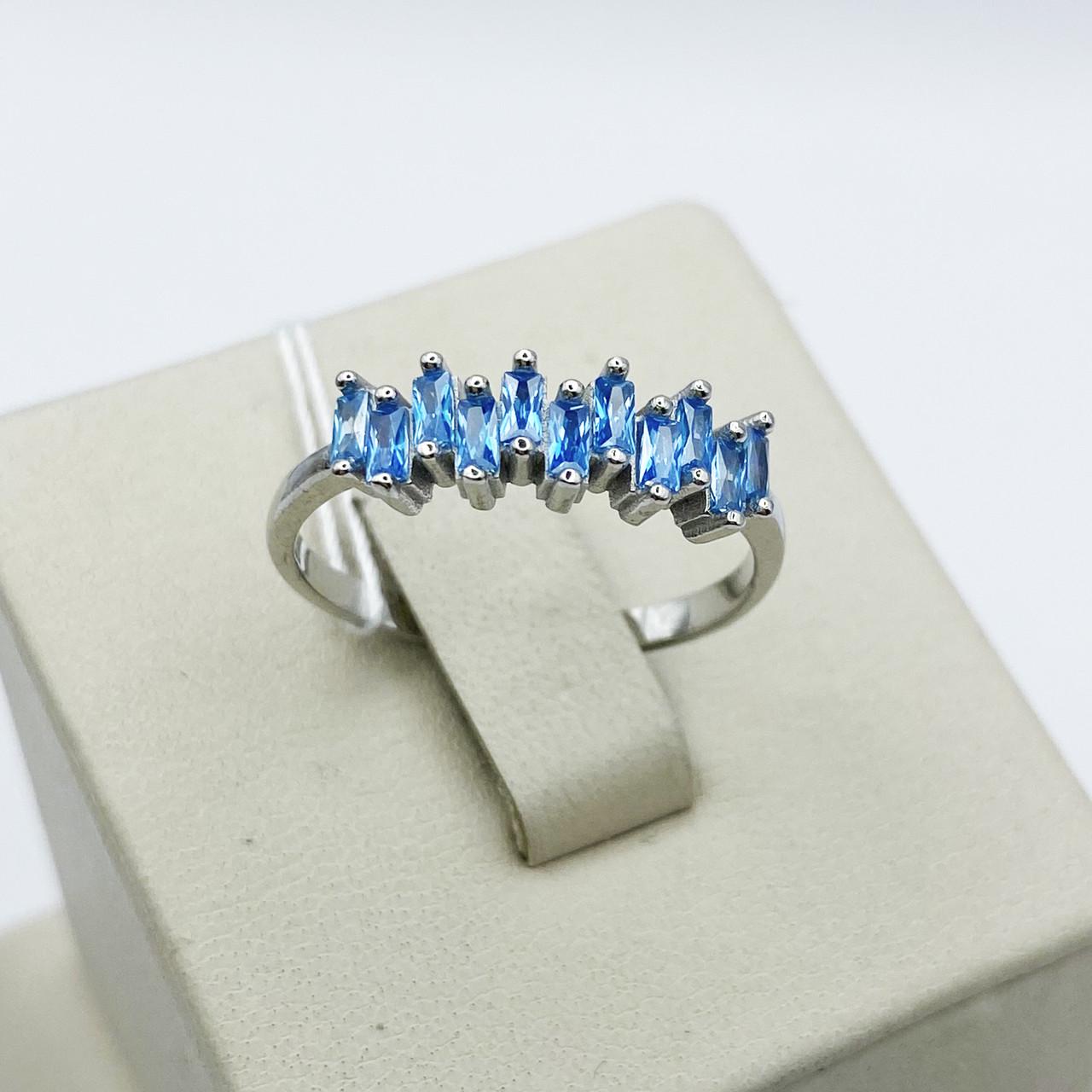 Кольцо серебряное Дорожка с кубическим цирконием р. 17,5 2,1 г (1931062456)