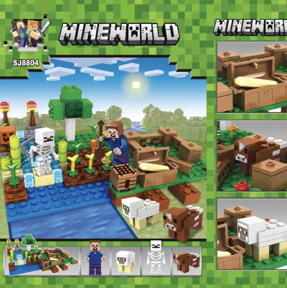 Конструктор My World Ферма 199 деталей (SJ8804) - фото 3 Конструктор My World Ферма 199 деталей (SJ8804) - фото 3