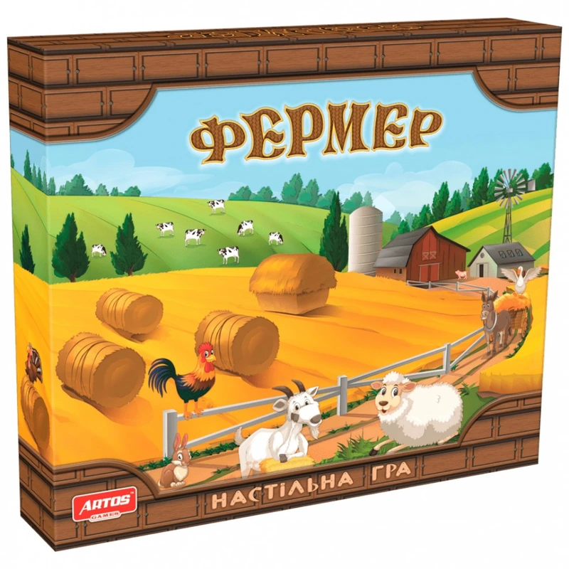 Настільна гра дитяча "Фермер" 0758 від 6 років (8568) Настільна гра дитяча "Фермер" 0758 від 6 років (8568)