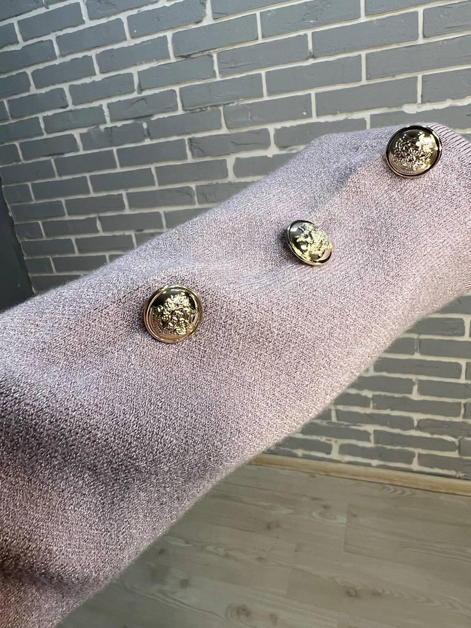 Костюм женский De Red 77029 вязка брюки со свитером OS Пудровый (3159) - фото 5 Костюм женский De Red 77029 вязка брюки со свитером OS Пудровый (3159) - фото 5