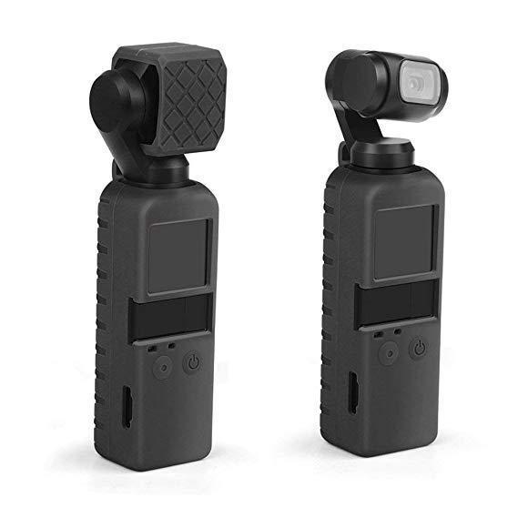 Чехол силиконовый для камеры и крышка-колпачок для DJI Osmo Pocket XT-533 Черный - фото 2 Чехол силиконовый для камеры и крышка-колпачок для DJI Osmo Pocket XT-533 Черный - фото 2