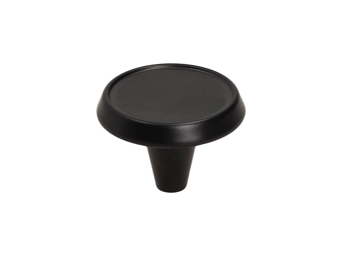 Мебельная ручка-кнопка Gamet GU09-L31 Черный матовый (121171) Мебельная ручка-кнопка Gamet GU09-L31 Черный матовый (121171)