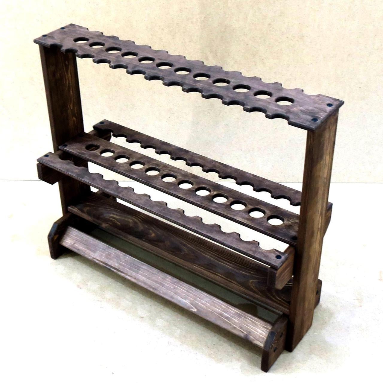 Органайзер для удочек из дерева Баскунчак Капучино (РЫБ-000409)