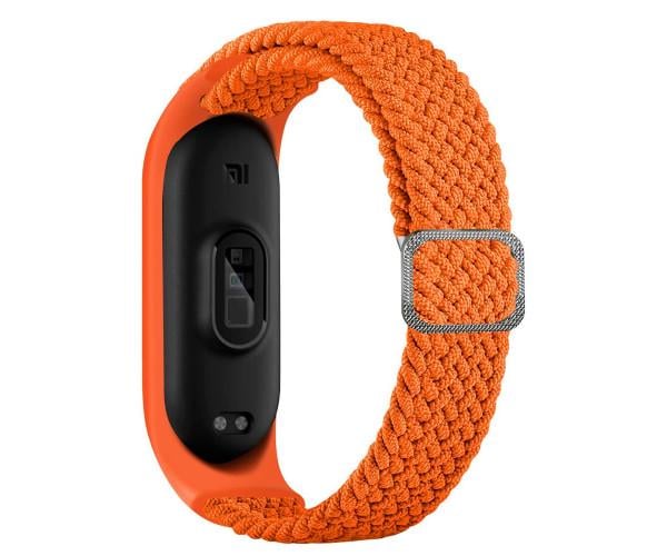 Ремешок для Xiaomi Mi Band 3/4/5/6/7 Elastic adjustment Papaya