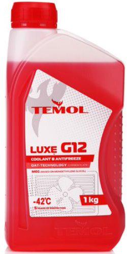 Рідина охолоджуюча Temol Luxe G12 1 кг Red