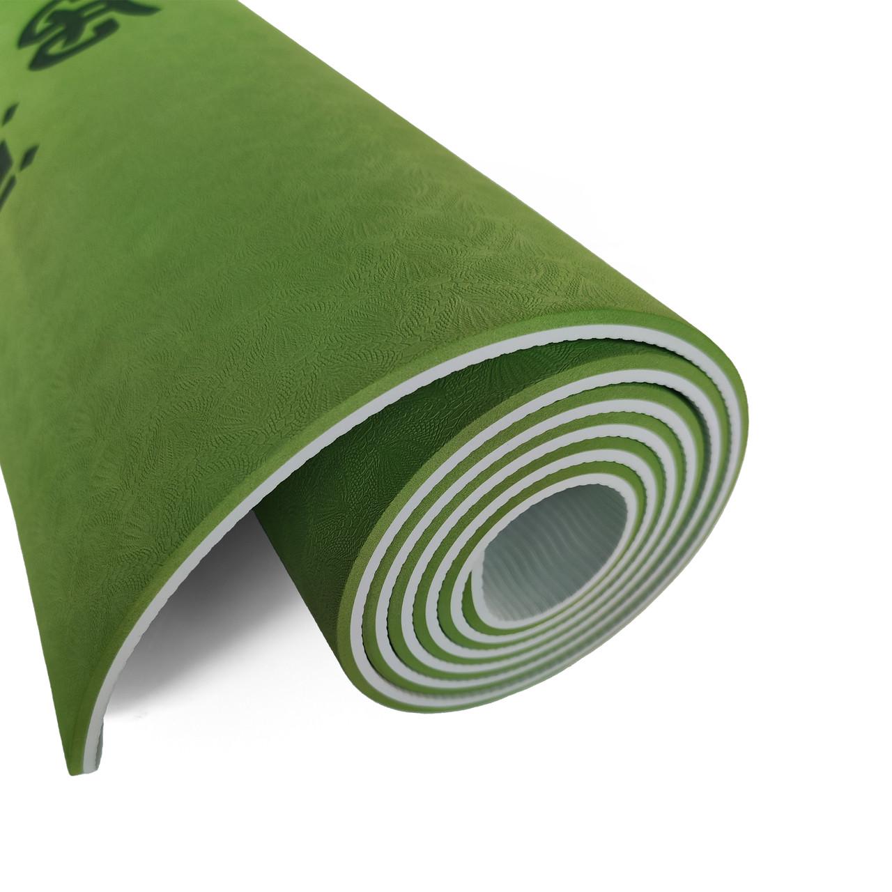 Коврик для фитнеса и йоги Gemini Pro GE-6GRG TPE/TC 6 мм (14729319) - фото 2 Коврик для фитнеса и йоги Gemini Pro GE-6GRG TPE/TC 6 мм (14729319) - фото 2