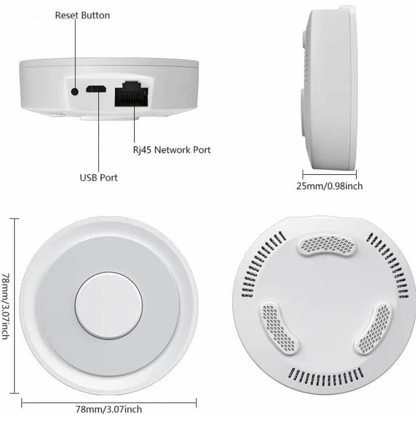 Хаб умный проводной Tuya Zigbee 3.0 Smart Gateway HUB с поддержкой Apple HomeKit - фото 6
