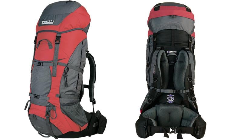 Рюкзак Terra Incognita Titan 60 Красный (TI-03668)