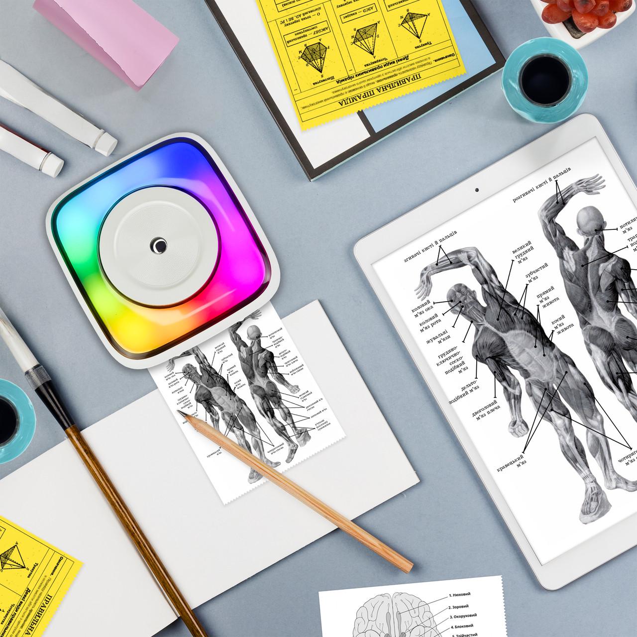 Термопринтер JETIX Mini Printer Student 2 Bluetooth (JMPSt2) - фото 6