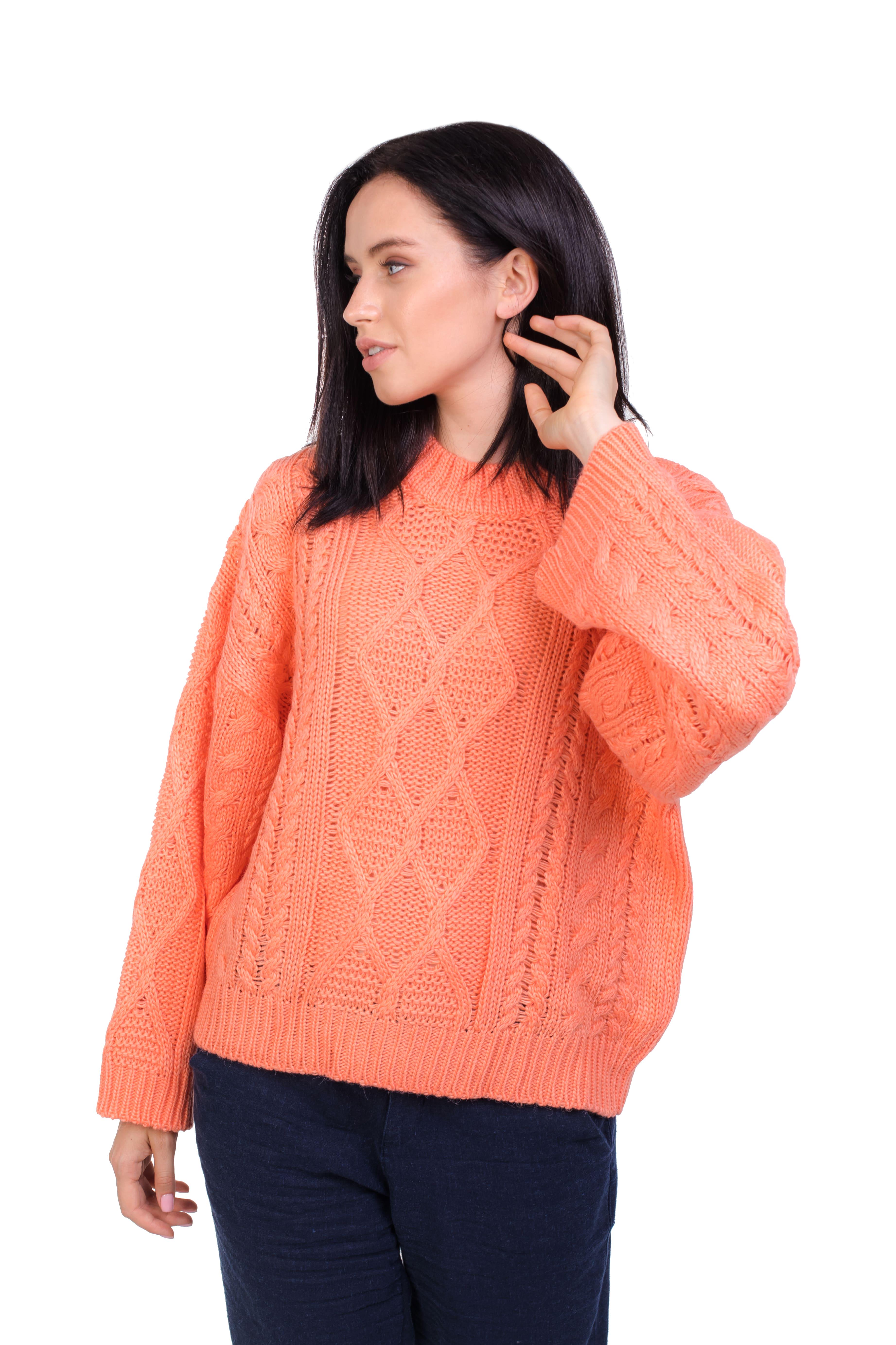 Джемпер женский Bakhur с широкими рукавами M-L Персиковый (3204 Пр 46-48) - фото 3