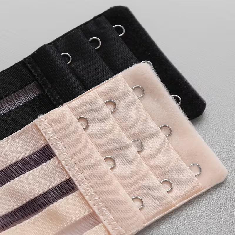 Розширювач-застібка для бюстгальтера еластичний на 3 гачки 3 ряди Білий (3000003840) - фото 4